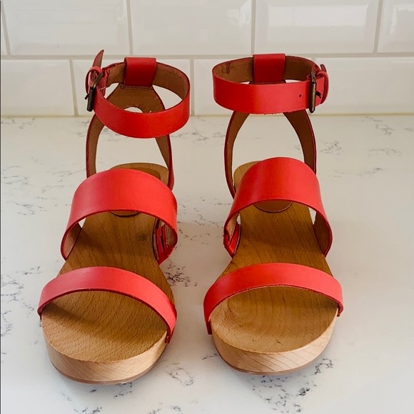 Madewell Coral Color The Jodi Clog - Picture 4 of 16